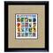 Super Heroes U.S. Stamp Sheet in 16" x 14" Wood Frame